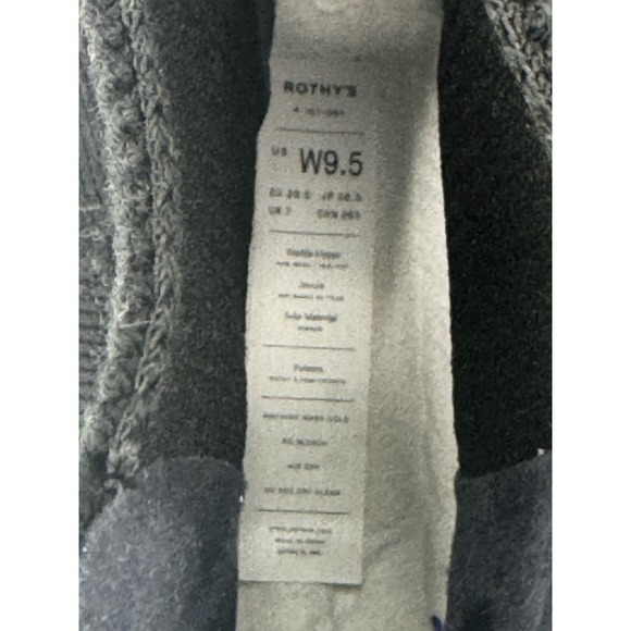 Rothy's The Lug Boot Merino Wool Lightweight Onyx Black Size W9.5 NWOB - Picture 11 of 11
